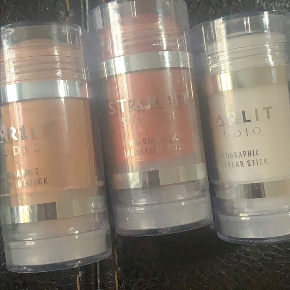 “Holographic lightyear” highlighter sticks